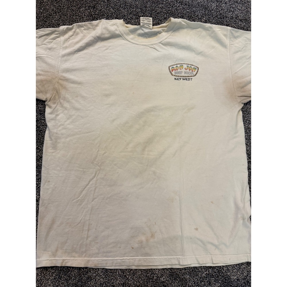 Vintage Ron Jon Surf Shop Key West Marlin Graphic T-Shirt Y2K Comfort Colors XL